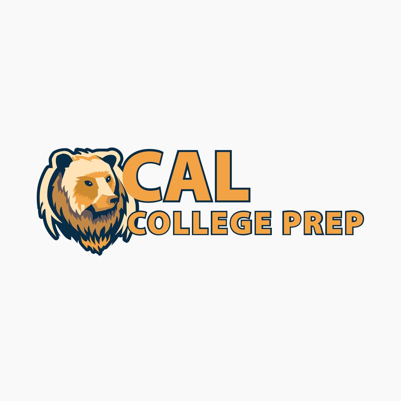 Cal College Prep logo with a bear on it