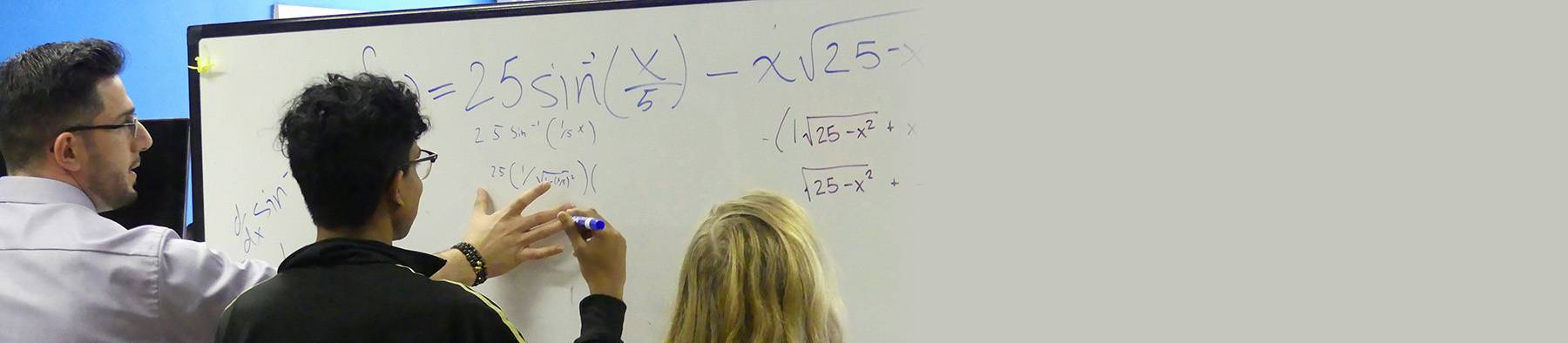 Students at Olympus College Prep tutoring class